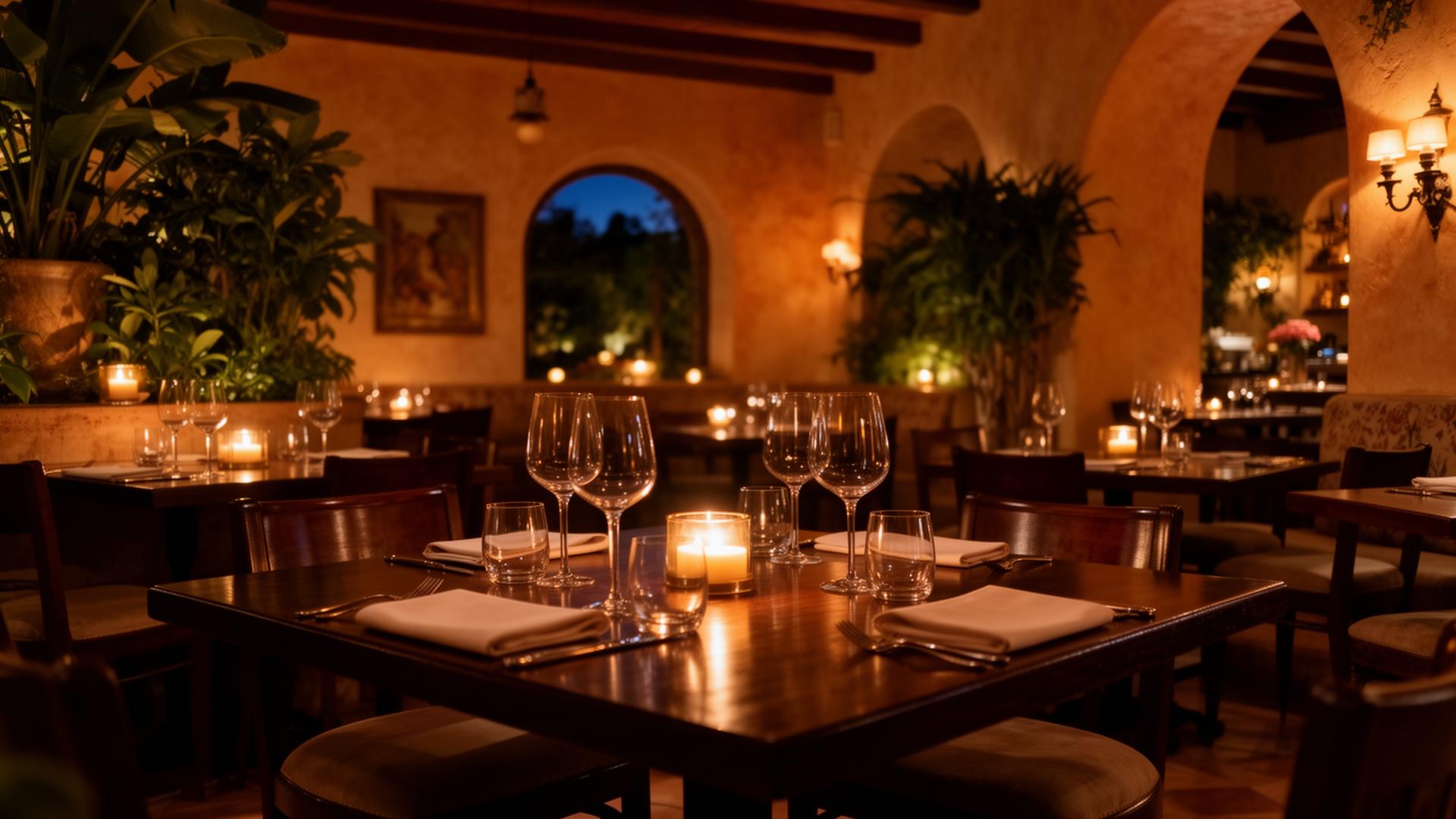 Sapore intimate dining room