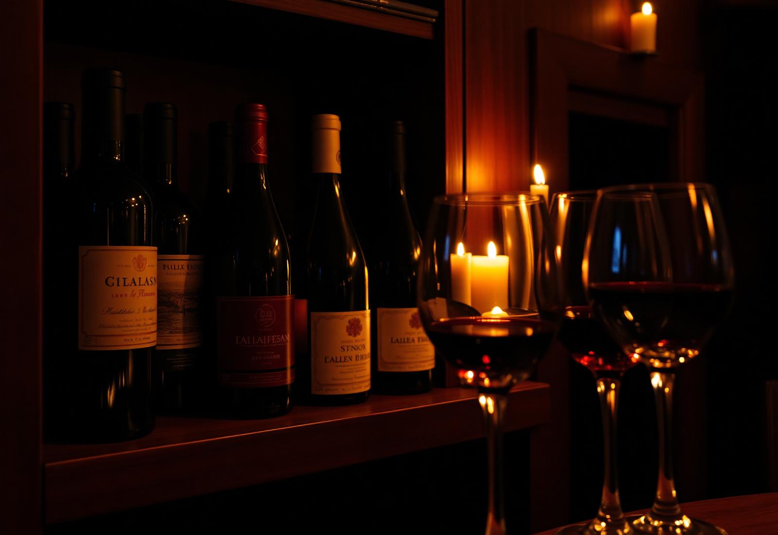 Curated Italian wine cellar at Sapore